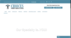 Desktop Screenshot of choicesmedical.com